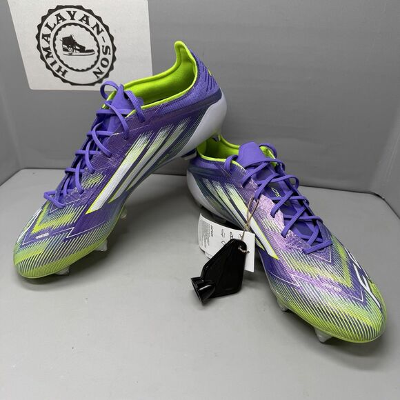 Adidas F50 Elite SG Soccer Cleats Men Sz 11 Purple Green JH7633 SoftGround Studs main image 12